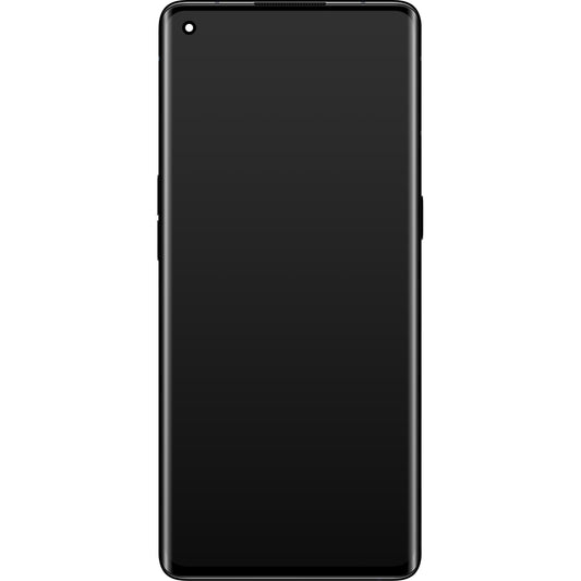 Display med touchscreen Oppo Reno4 Pro 5G, med ramme, sort (Space Black), Service Pack 4904736