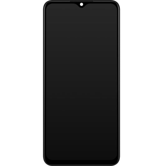 Skærm med touchscreen Oppo A57 5G, med ramme, sort, servicepakke 4130239