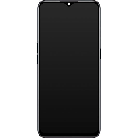 Skærm med touchscreen Oppo Reno3 5G / Find X2 Lite, med ramme, Moonlight Black, Service Pack 4903624