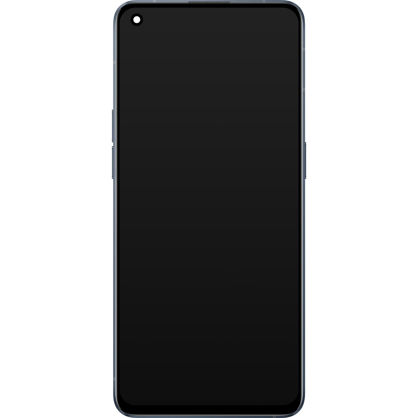 Touchscreen Display Oppo Reno6 5G, med ramme, sort (Stellar Black), Service Pack 4907749
