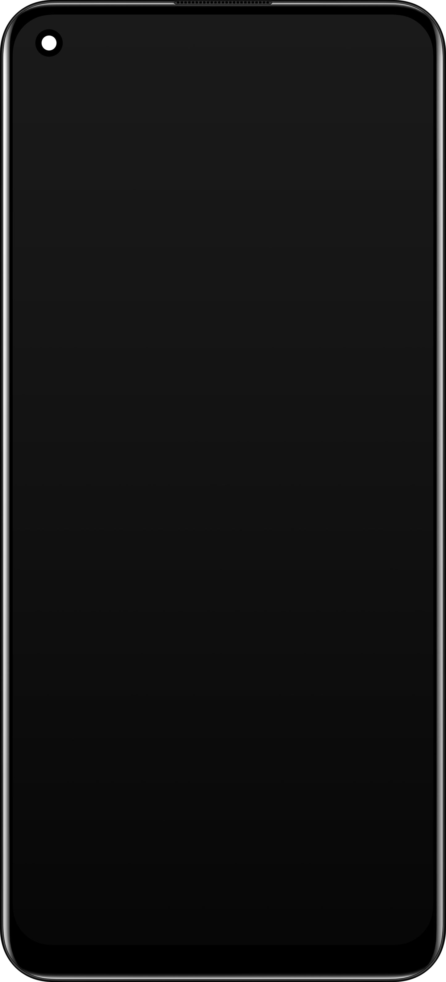 Display med berøringsskærm Oppo Reno5 F / A94 / F19 Pro / Reno5 Lite, med ramme, sort, Service Pack 4906763