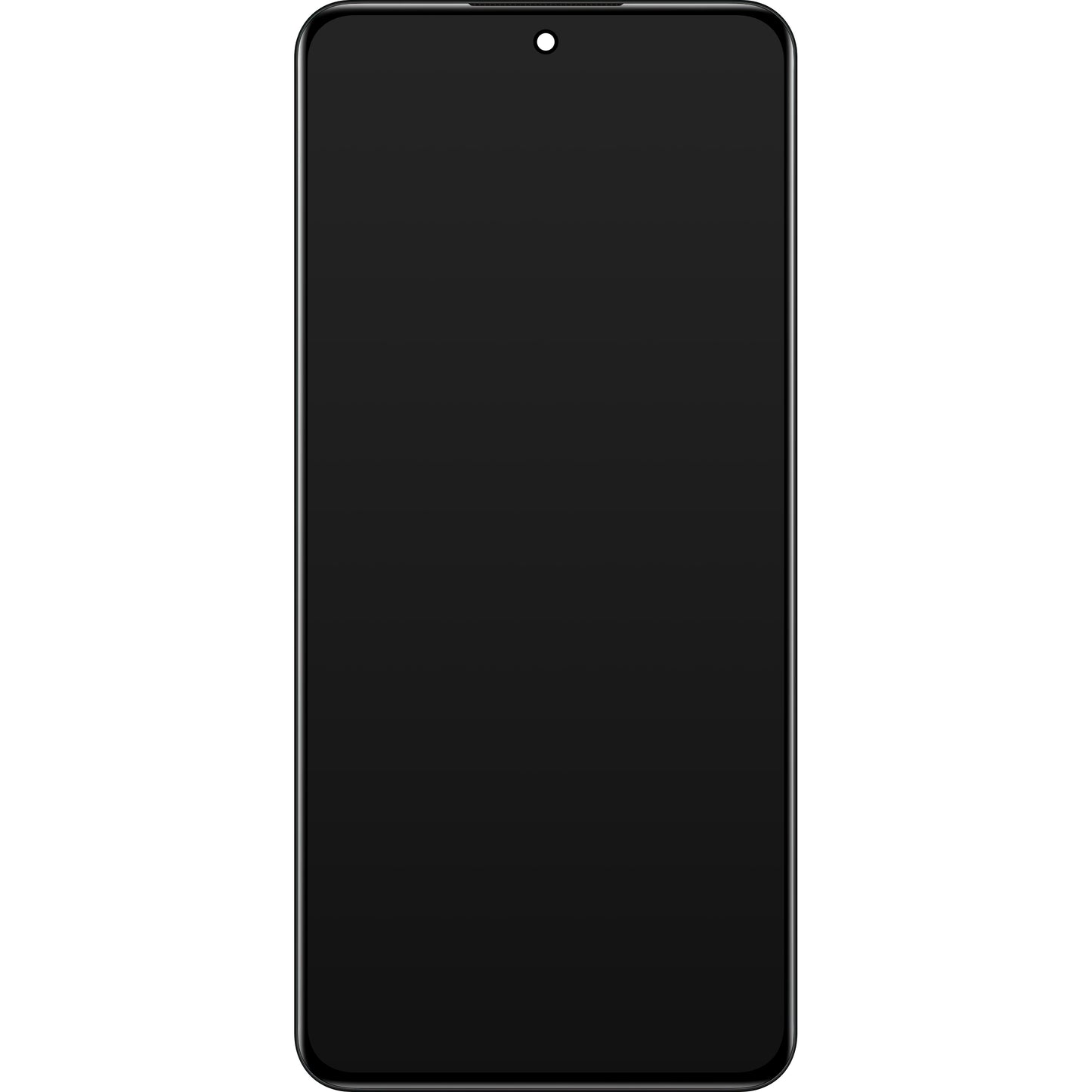 Touchscreen-skærm Realme GT Neo 3, med ramme, sort, servicepakke 4130237