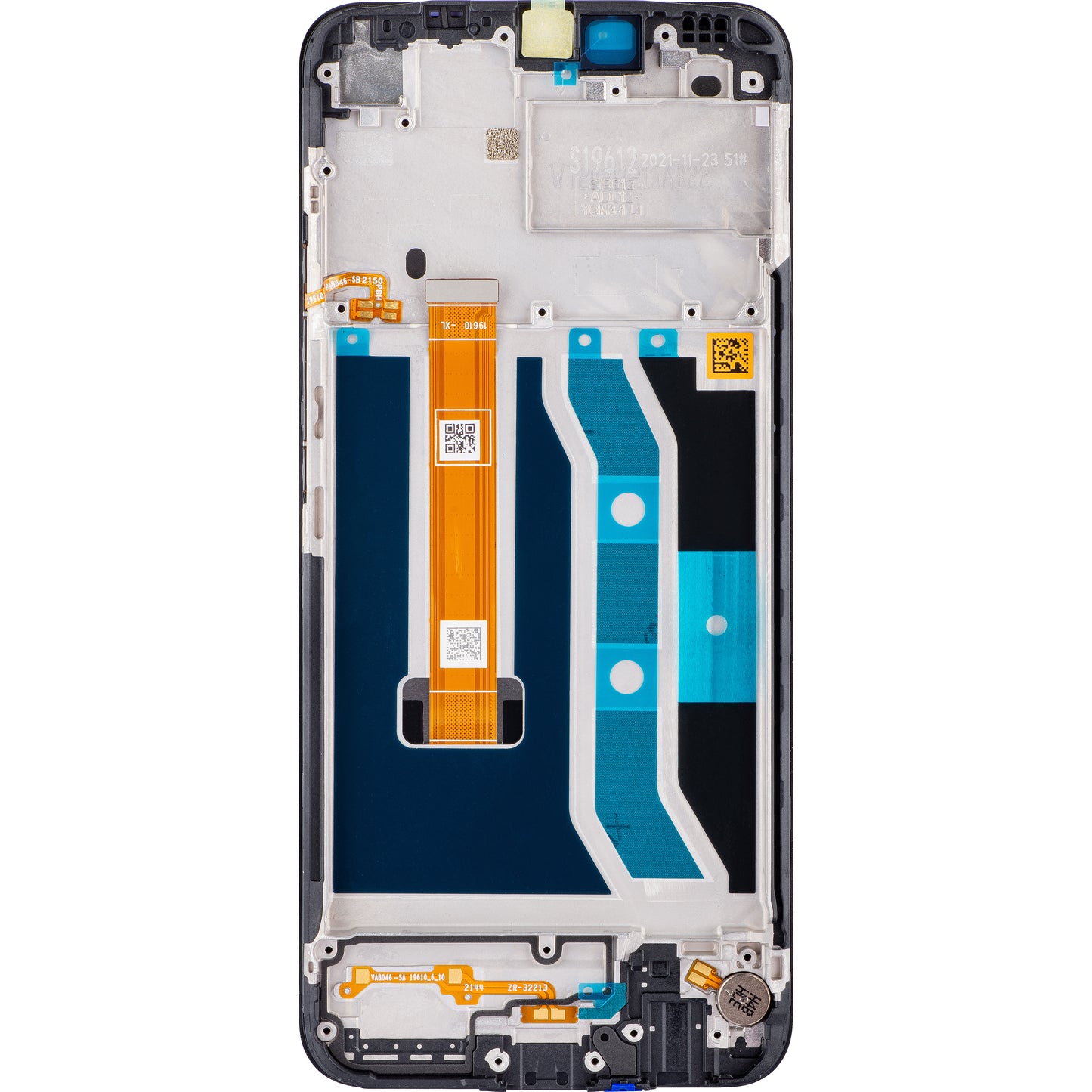 Touchscreen Display Realme C21Y, with Frame, Black, Service Pack 4908747