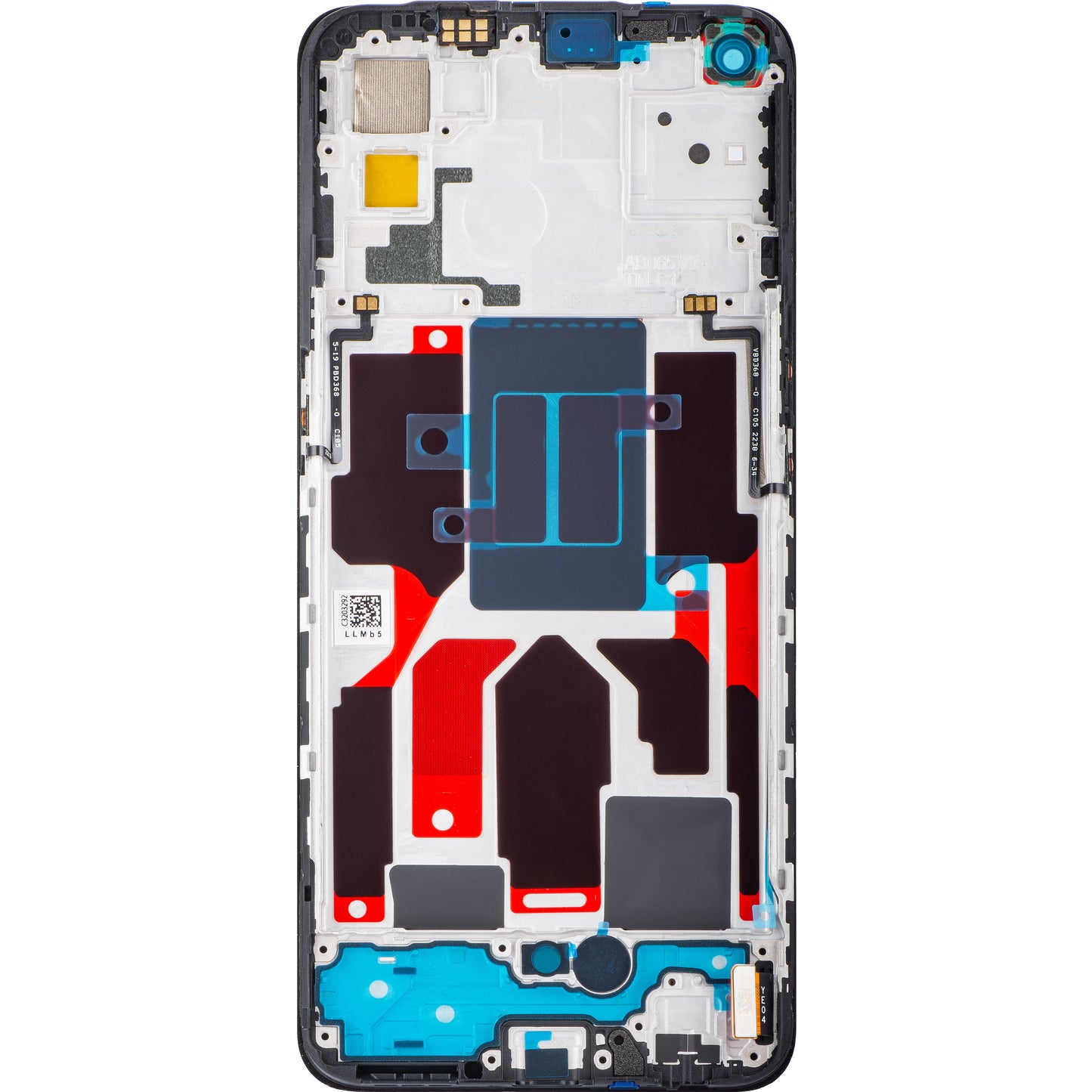 Touchscreen-skærm Realme GT Master, med ramme, sort, servicepakke 4908139