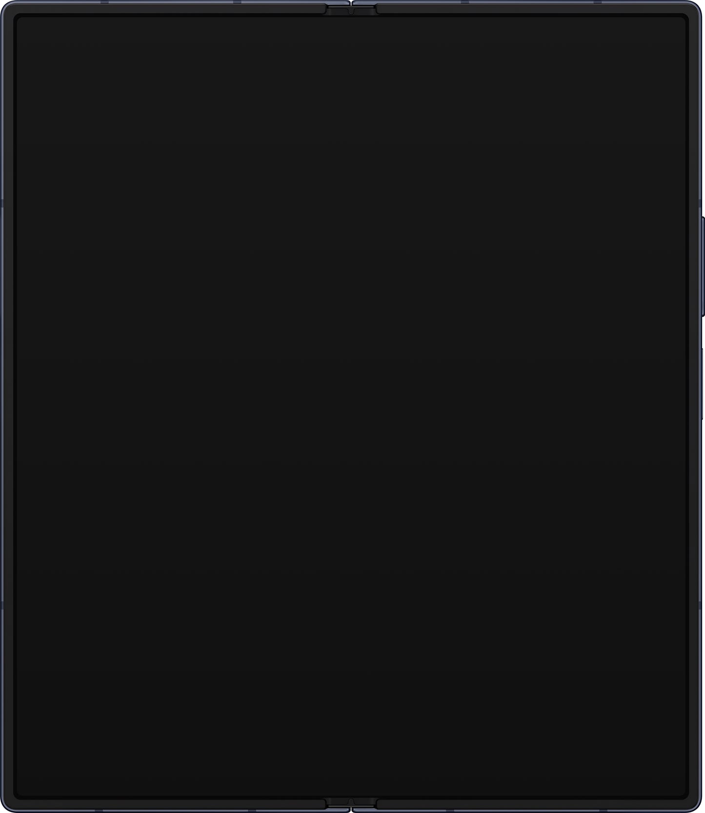 Samsung Galaxy Z Fold6 F956 Touchscreen-display med ramme, under inner, marineblå (Navy), servicepakke GH82-35042C