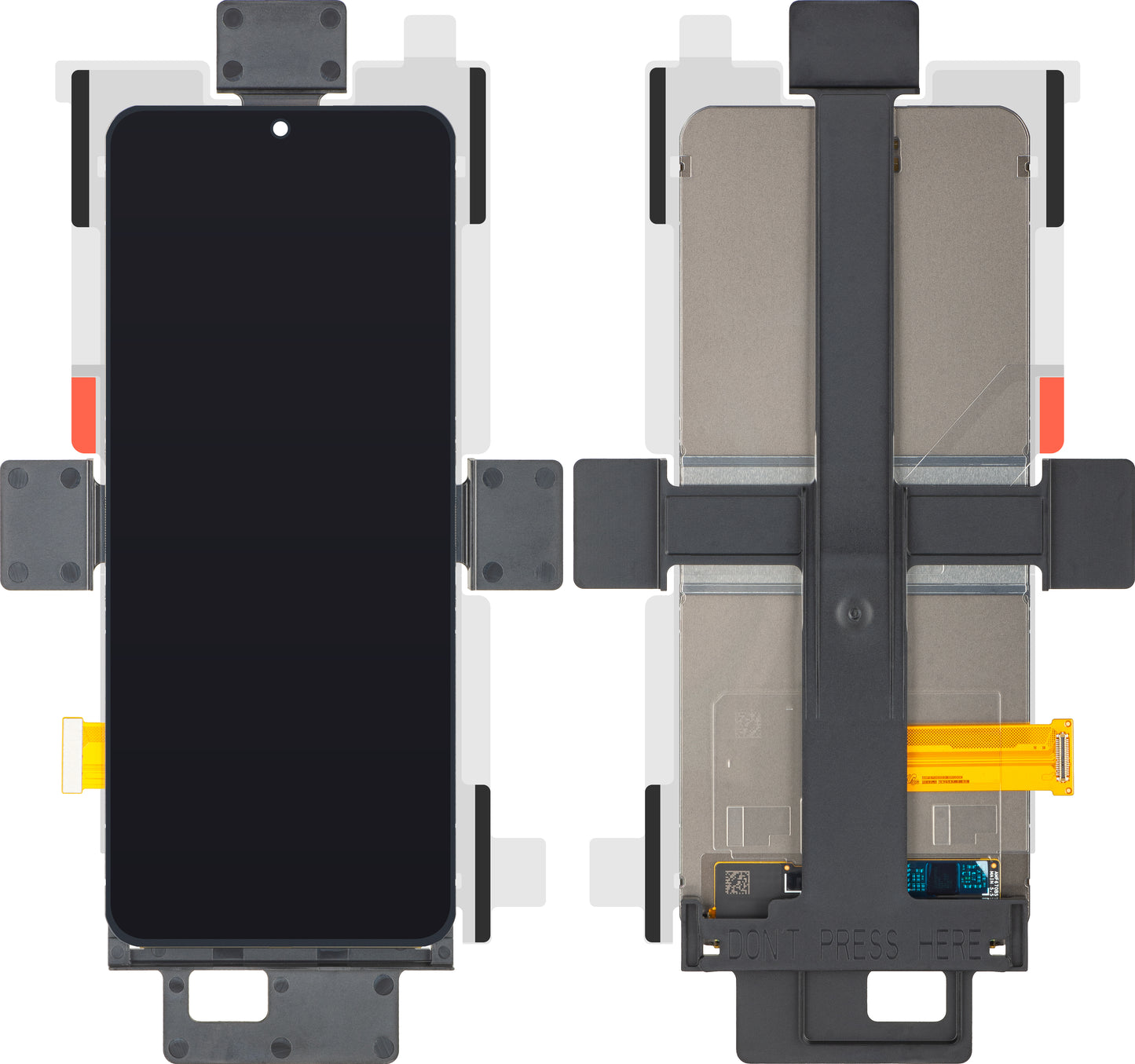 Touchscreen-display Samsung Galaxy Z Flip5 F731, Under Inner, Service Pack GH82-32951A