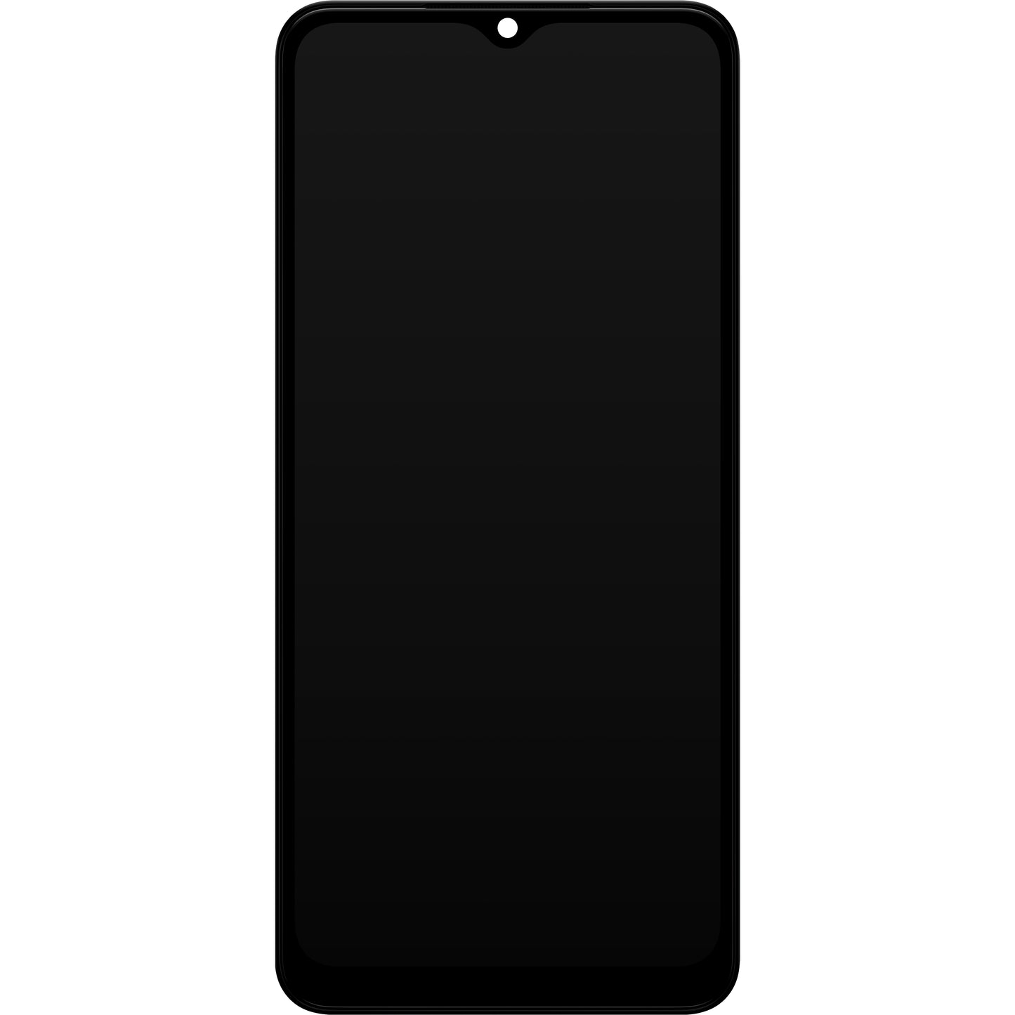 Touchscreen Display Samsung Galaxy A04 A045, med ramme, sort, Service Pack GH81-22731A