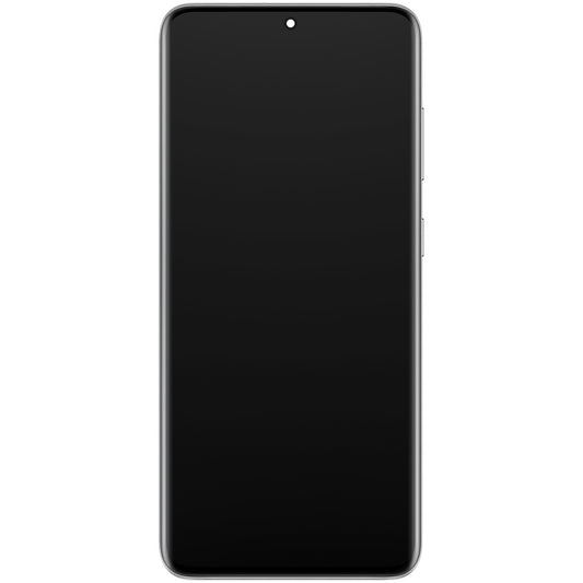 Touchscreen-skærm Samsung Galaxy S20+ 5G G986 / S20+ G985, med ramme, grå (kosmisk grå), servicepakke GH82-31441E
