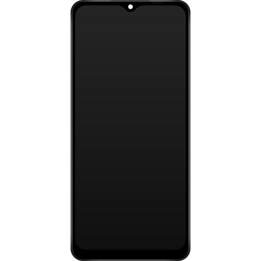 Touchscreen-display Samsung Galaxy A12 Nacho A127, med ramme, sort, genforseglet GH82-26486A
