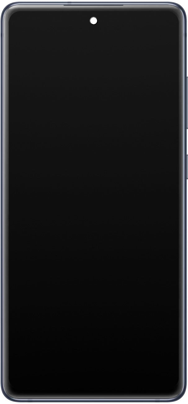 Display med touchscreen Samsung Galaxy S20 FE 5G G781, med ramme, mørkeblå, Swap GH82-24214A