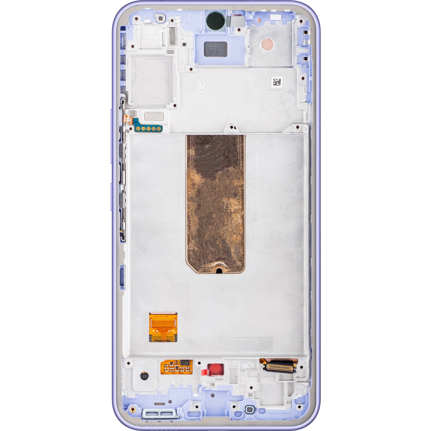 Touchscreen-skærm Samsung Galaxy A54 A546, med ramme, lilla, servicepakke GH82-31231D