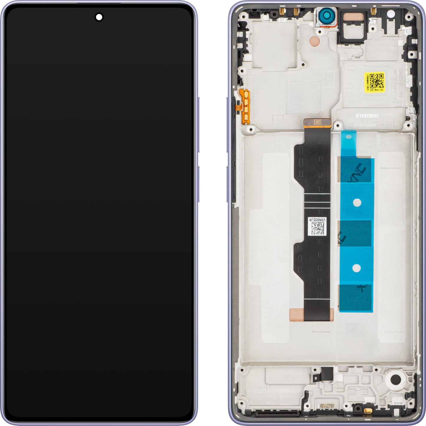 Display med Touchscreen Xiaomi Redmi Note 13 Pro 4G, med Ramme, Lilla (Lavender Purple), Service Pack 56000200N600