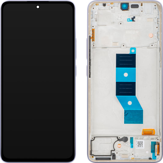 Display med Touchscreen Xiaomi Poco M7 Pro 5G, med Ramme, Violet (Lavender Frost), Service Pack 5600080O17P00