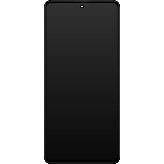 Xiaomi Redmi Redmi Note 12 Pro 5G Touchscreen Display with Frame, Black (Midnight Black), Service Pack 5600010M1600