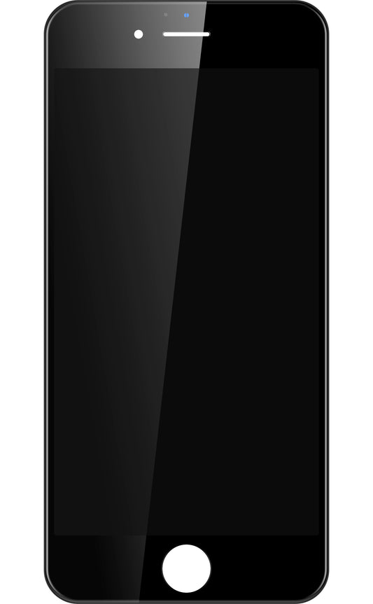 Apple iPhone 6 Plus Touchscreen Display, med ramme, sort, refurbished