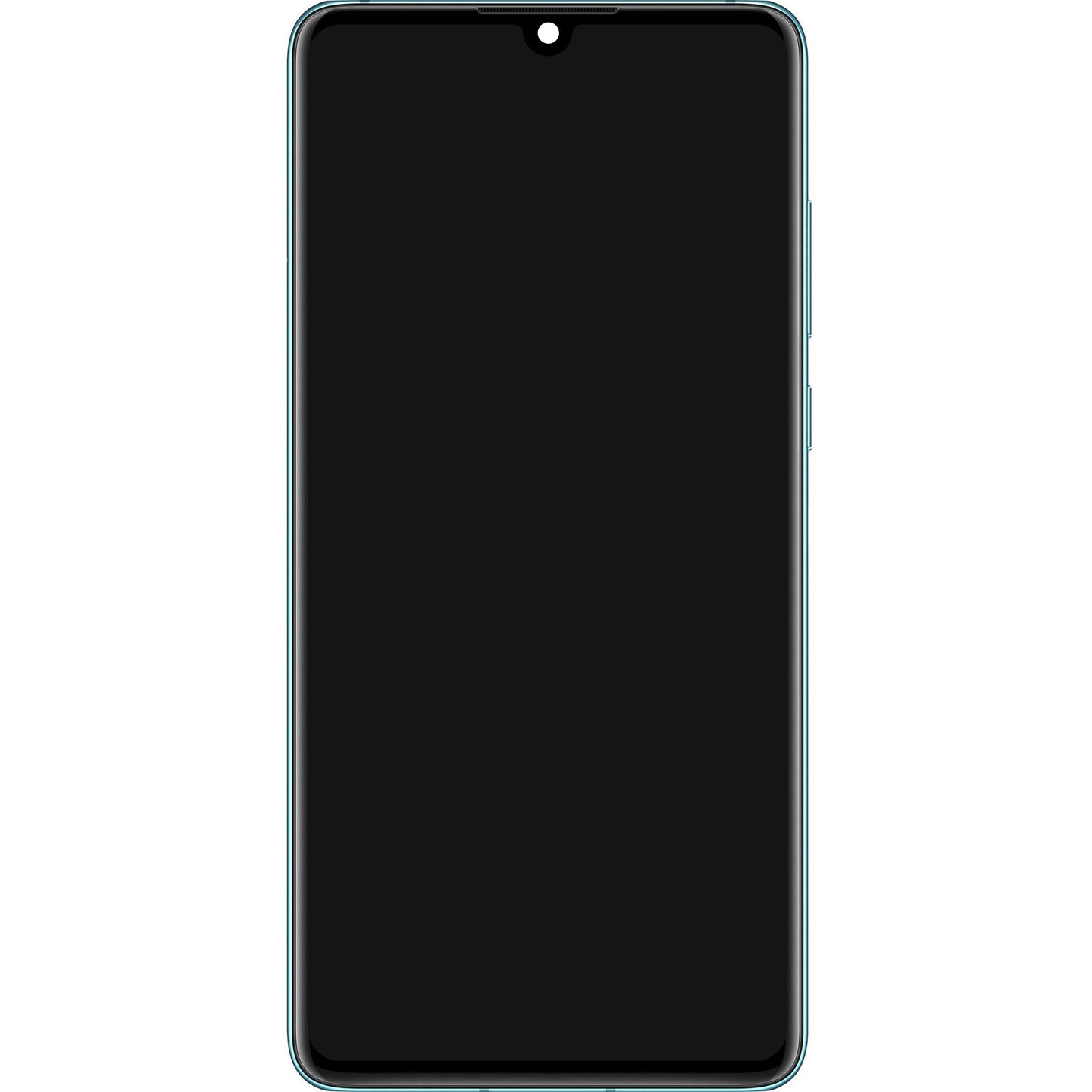 Touchscreen-skærm Huawei P30, med ramme og batteri, blå (Breathing Crystal), Service Pack 02354HMF