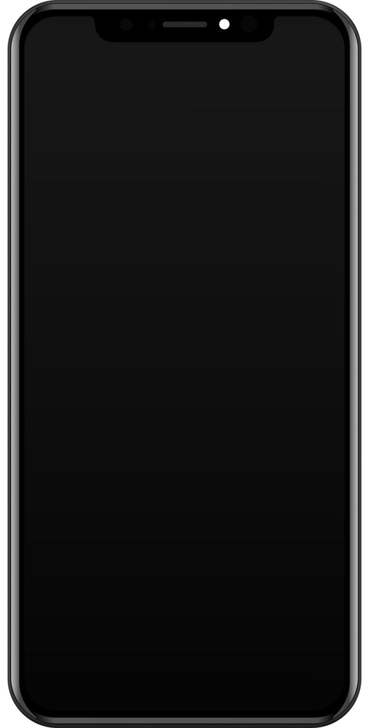 JK Touchscreen Display til Apple iPhone 11, med ramme, In-Cell LCD-version, sort