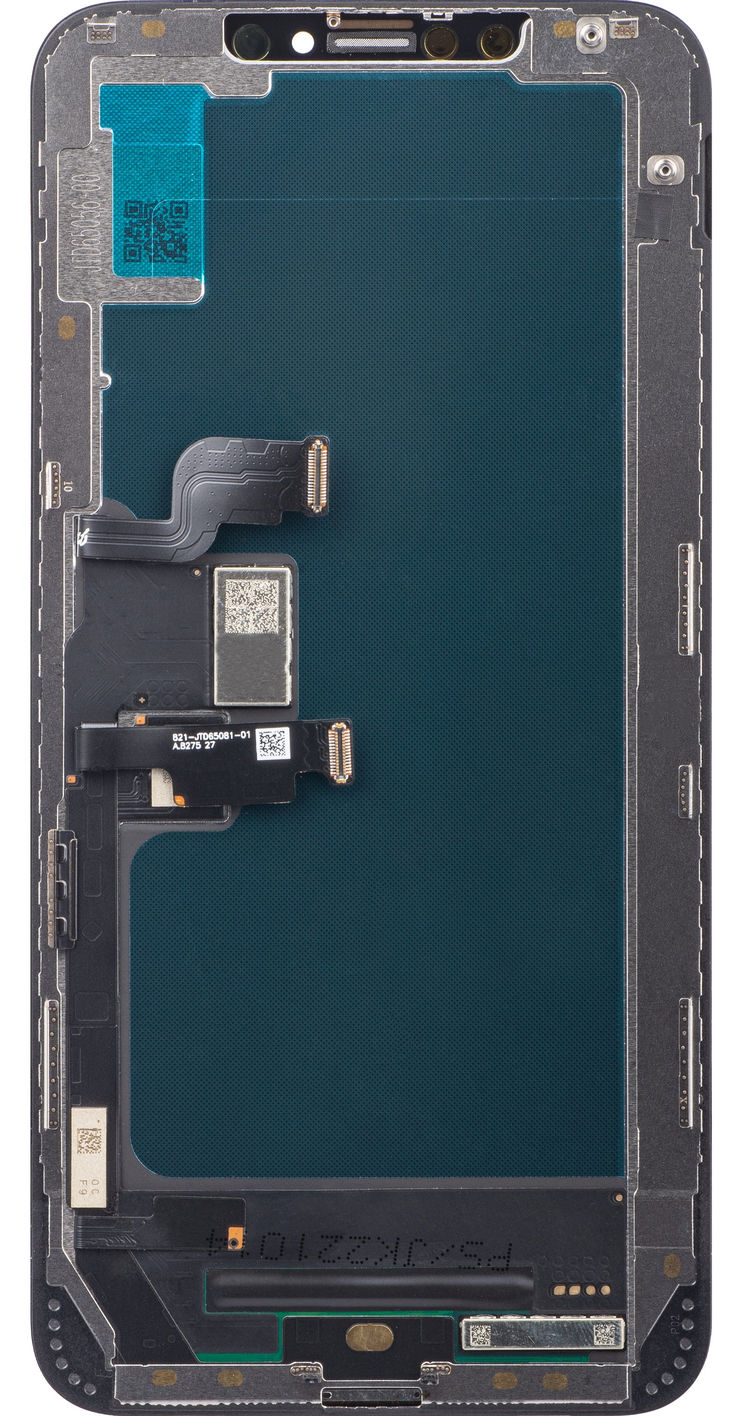 JK Touchscreen Display til Apple iPhone XS Max, med ramme, In-Cell LCD-version, sort