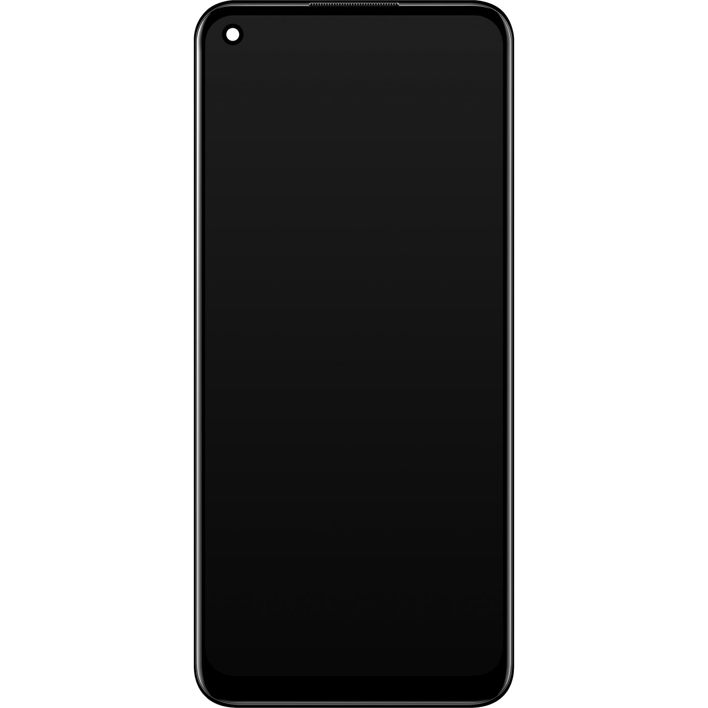 Touchscreen Display Oppo A11s / A53s / A32 / A33 (2020) / A53 4G, med ramme, sort, Service Pack 4905105