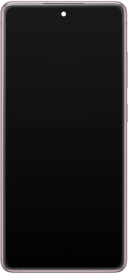 Touchscreen Display Samsung Galaxy S20 FE 5G G781, with Frame, Purple, Service Pack GH82-24214C