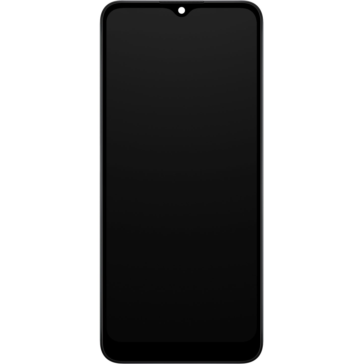 Touchscreen Display Samsung Galaxy A02s A025G, med ramme, sort, Service Pack GH81-20181A