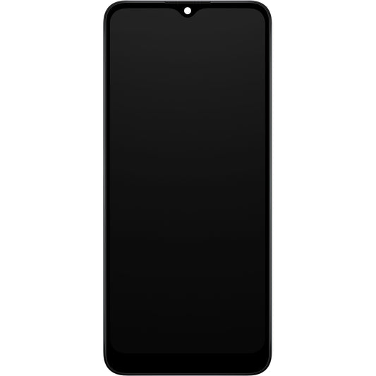 Touchscreen Display Samsung Galaxy A02s A025G, med ramme, sort, Service Pack GH81-20181A