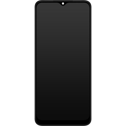 Touchscreen-skærm Samsung Galaxy A22 5G A226, med ramme, sort, servicepakke GH81-20694A