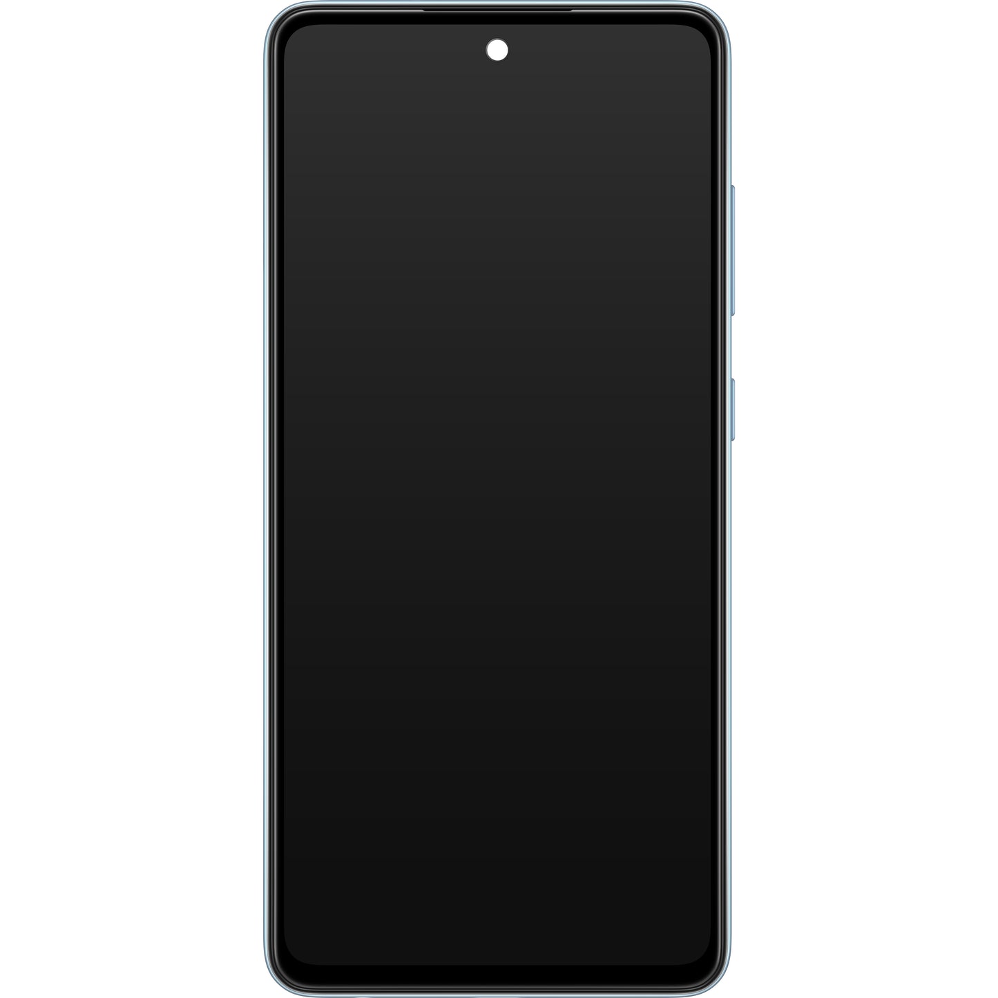 Touchscreen Display Samsung Galaxy A52 5G A526 / A52 A525, med ramme, blå, Service Pack GH82-25524B