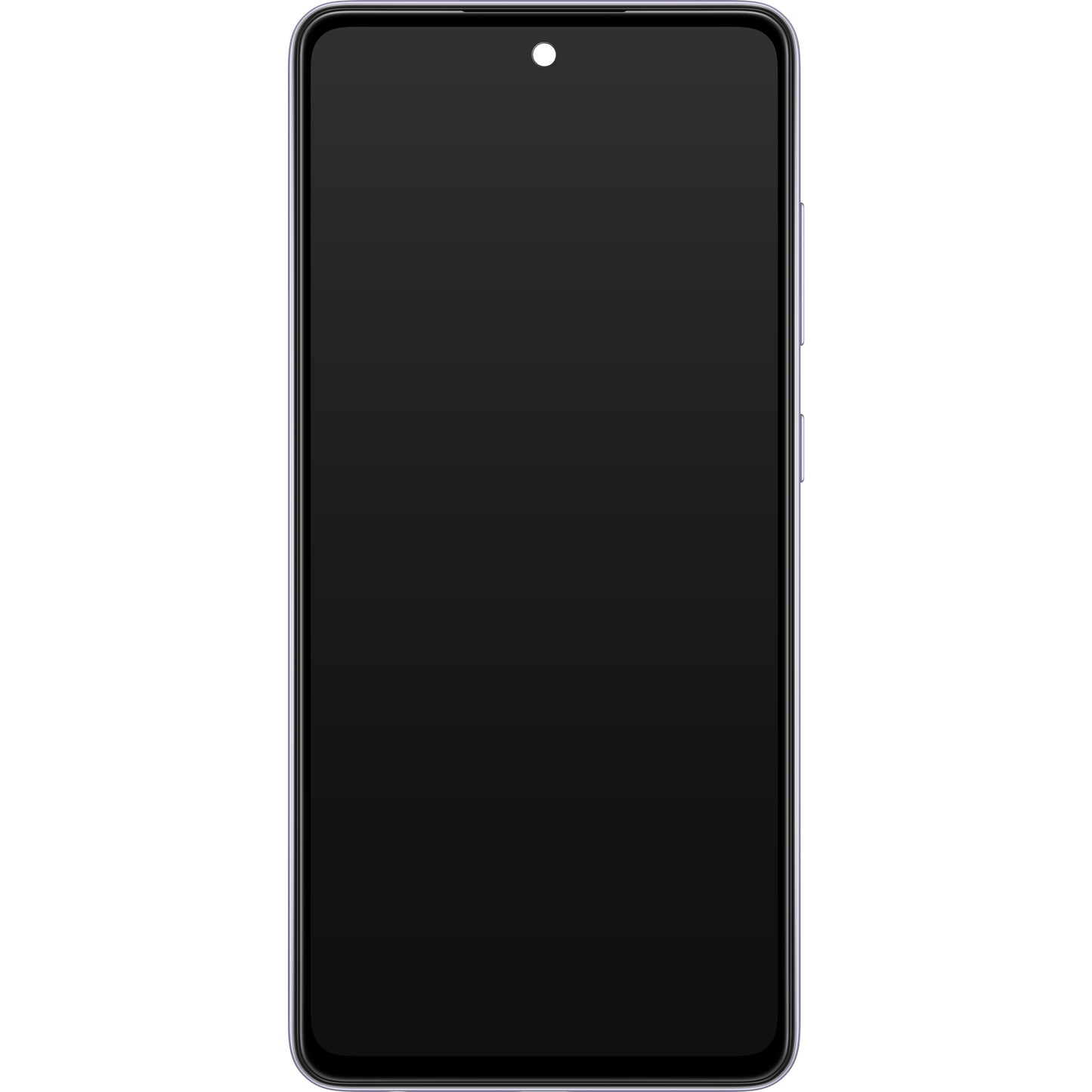 Touchscreen Display Samsung Galaxy A52s 5G A528, med ramme, Lilla, Service Pack GH82-26861C