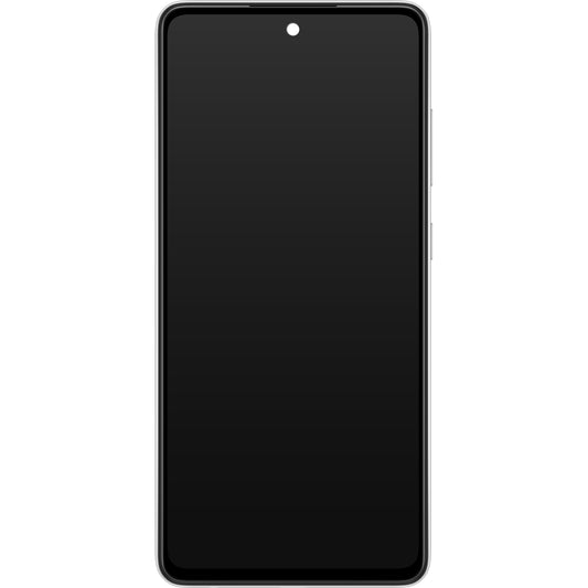 Samsung Galaxy A52s 5G A528 Touchscreen-skærm med ramme, hvid, servicepakke GH82-26861D