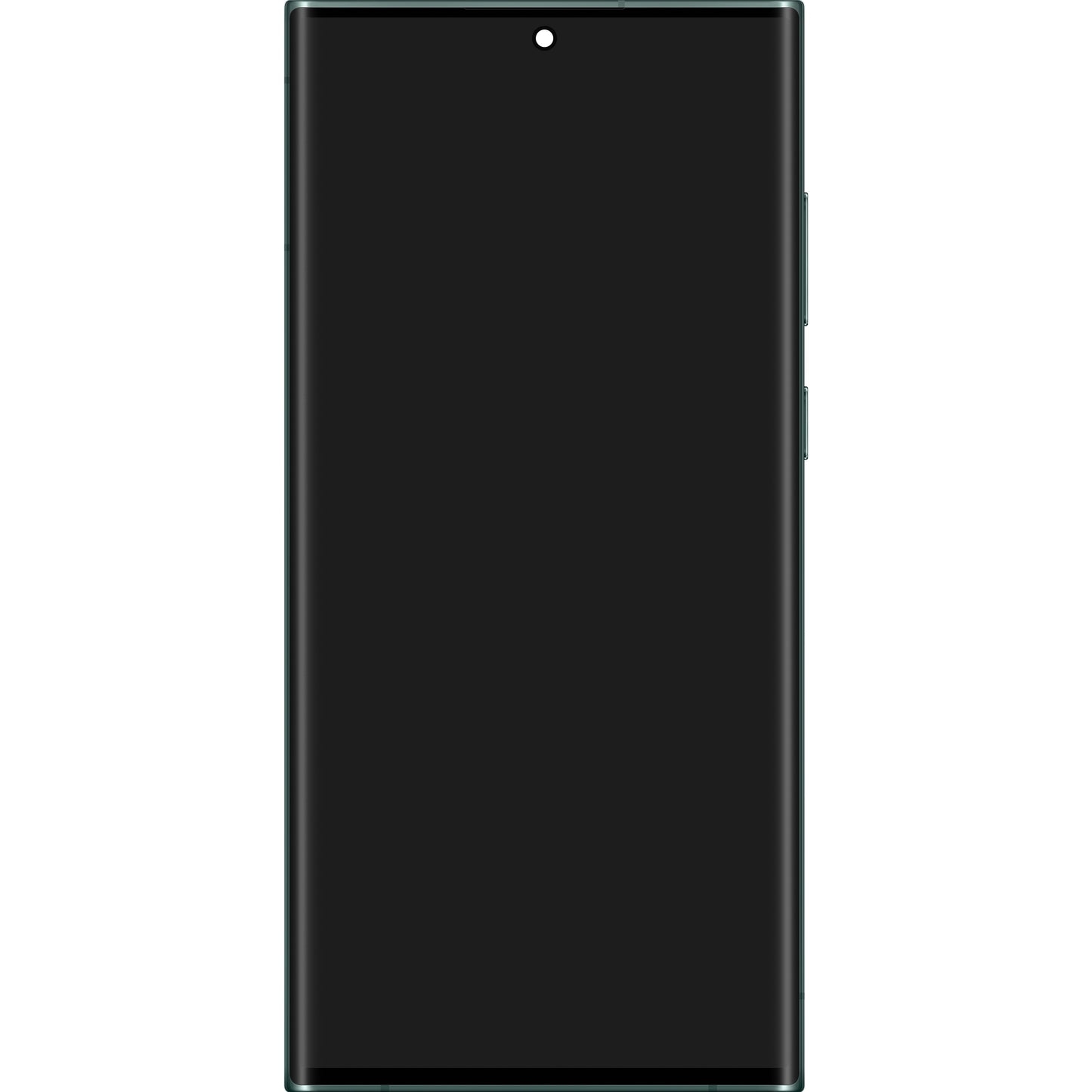 Touchscreen-skærm Samsung Galaxy S22 Ultra 5G S908, med ramme, grøn, servicepakke GH82-27488D