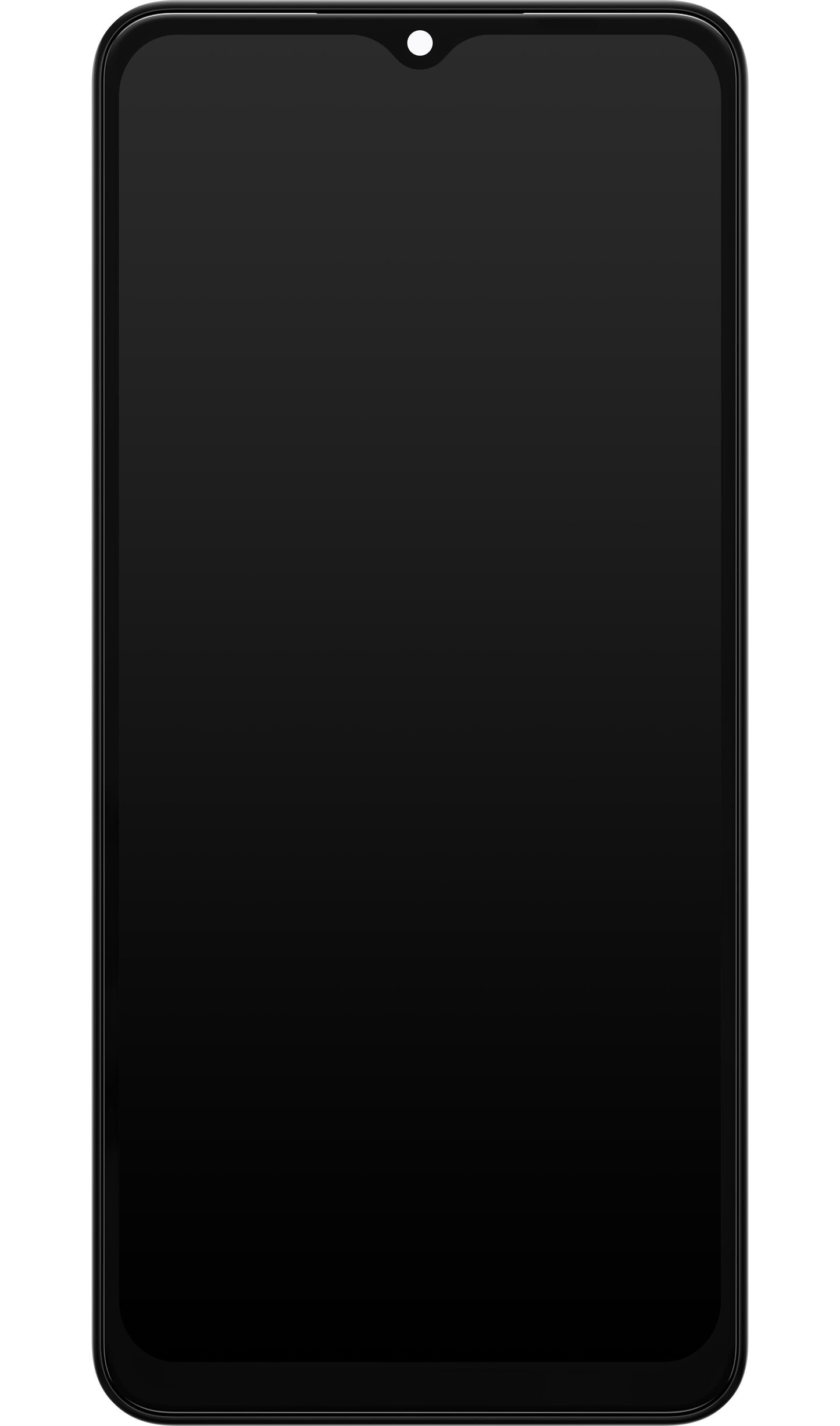 Touchscreen-skærm Samsung Galaxy A13 5G A136, med ramme, sort, servicepakke GH82-29077A