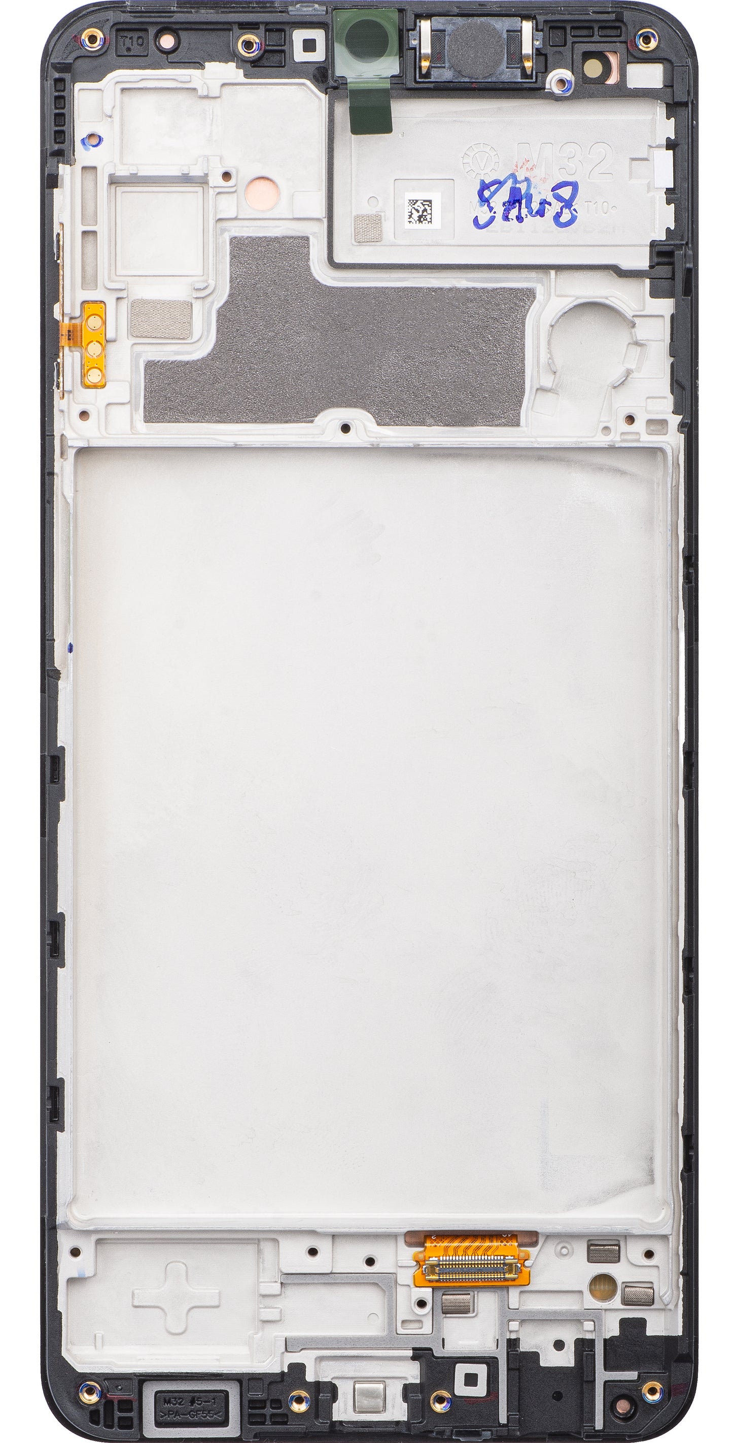 Samsung Galaxy M32 M325 Touchscreen Display Samsung Galaxy M32 M325, med ramme, sort, Service Pack GH82-26193A