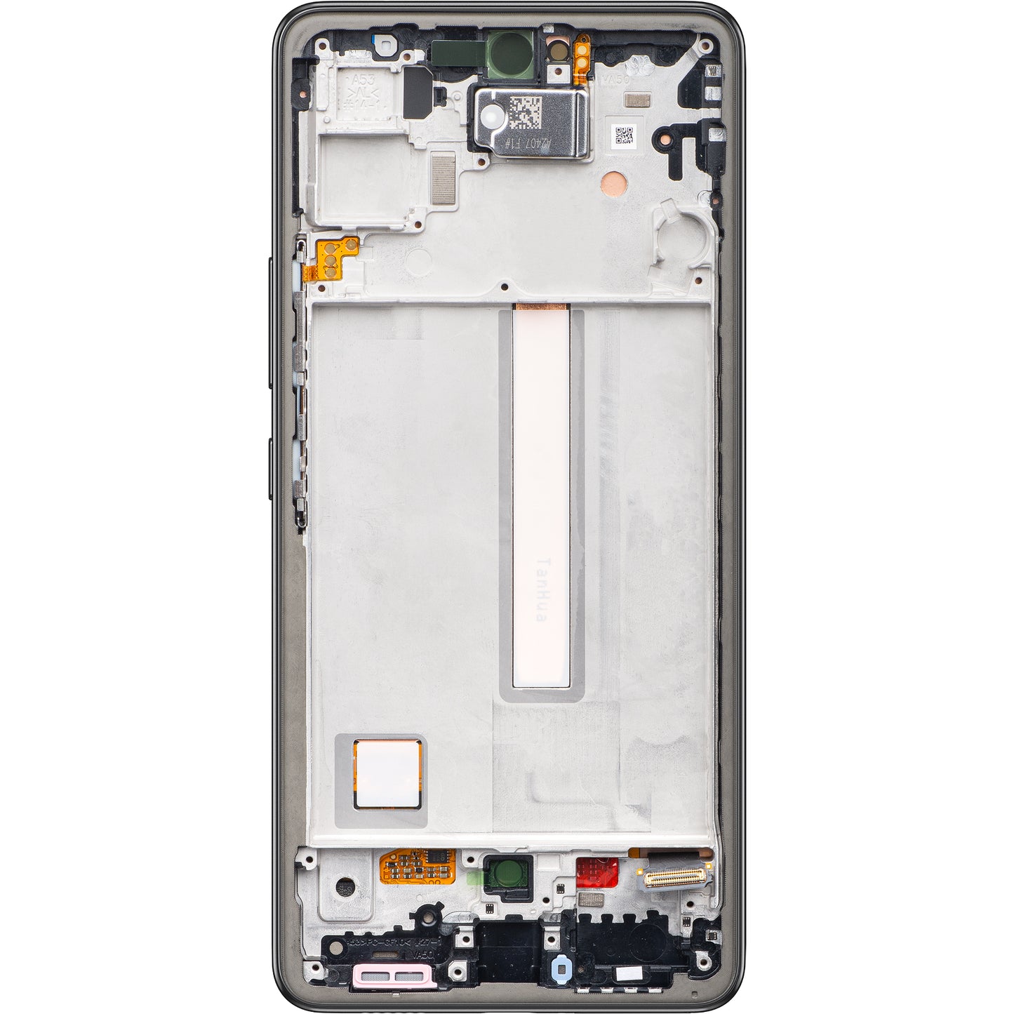 Samsung Galaxy A53 5G A536 Touchscreen Display Samsung Galaxy A53 5G A536, med ramme, sort, Service Pack GH82-28024A