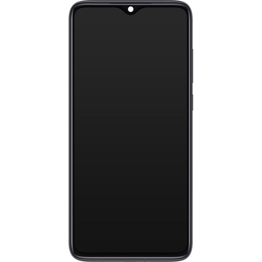 Xiaomi Redmi Note 8 Pro Touchscreen-skærm, med ramme, sort, servicepakke 56000500G700