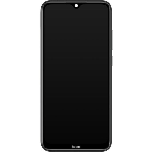 Display med Touchscreen Xiaomi Redmi Note 8T, med Ramme, Sort, Servicepakke 5600040C3X00
