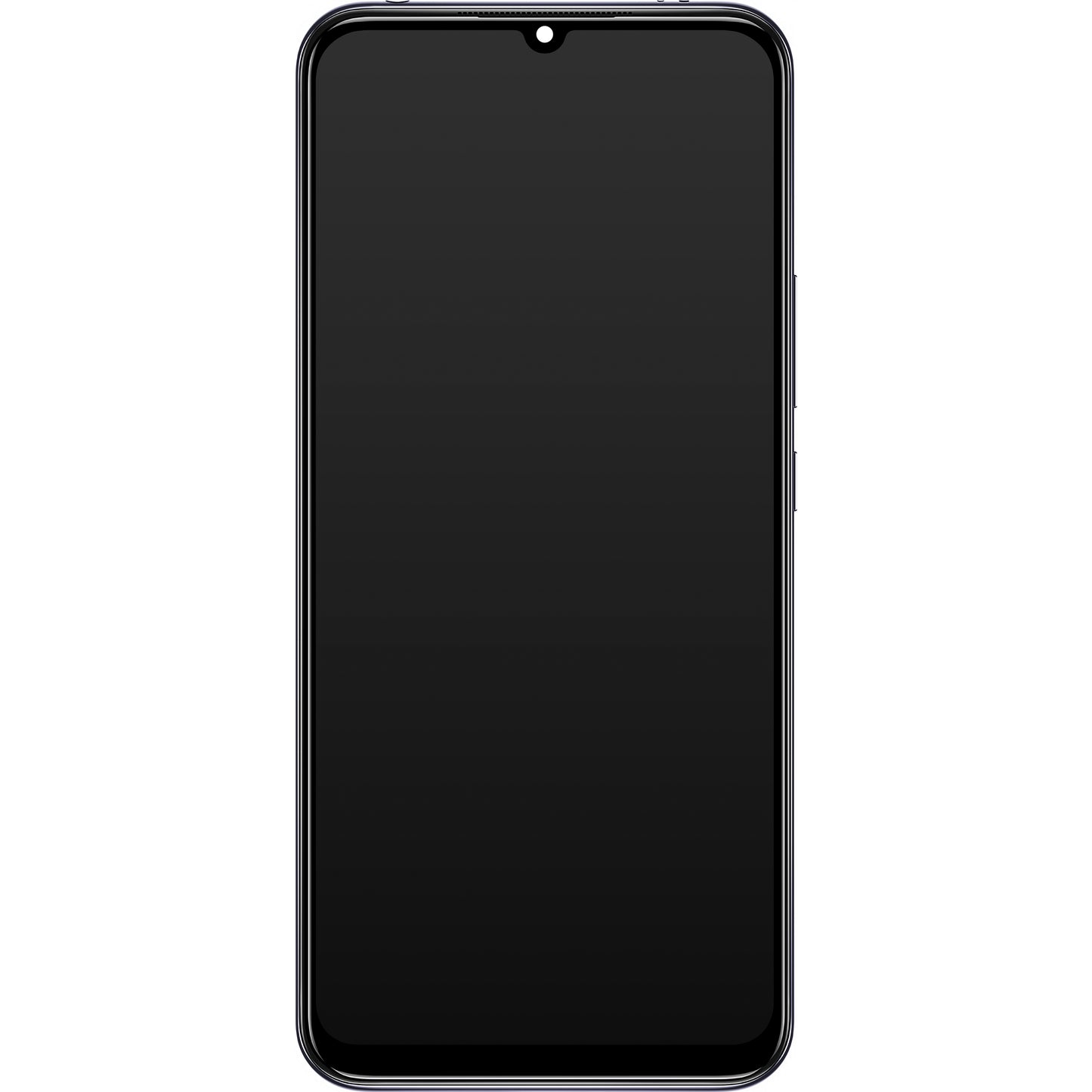 Display med touchscreen Xiaomi Mi 10 Lite 5G, med ramme, grå, servicepakke 56000400J900