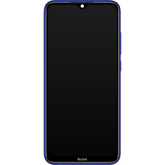Display med Touchscreen Xiaomi Redmi Note 8T, med Ramme, Blå, Servicepakke 5600030C3X00