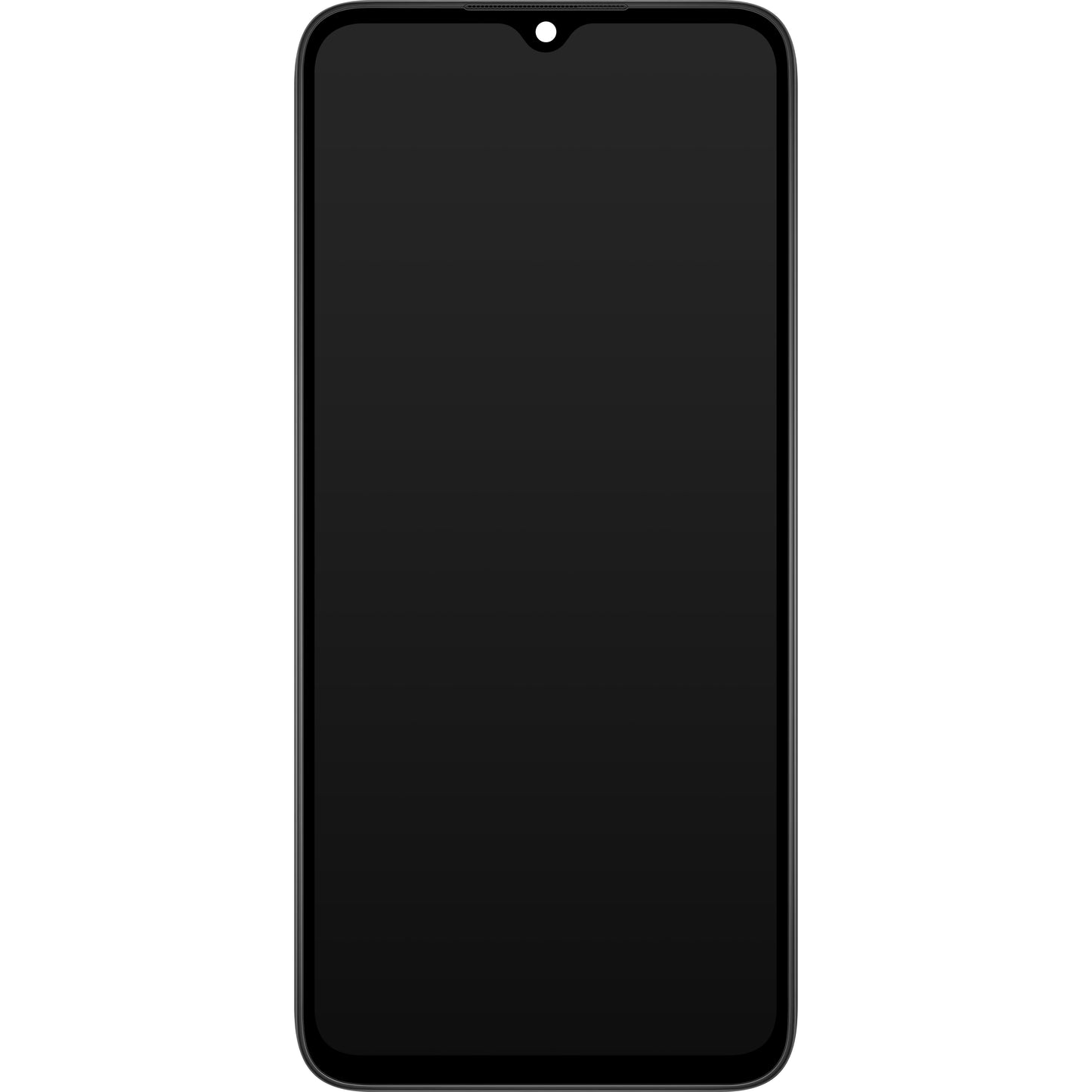 Xiaomi Redmi Redmi 9C NFC / 9C / 9A Touchscreen-skærm med ramme, sort, servicepakke 5600070C3L00