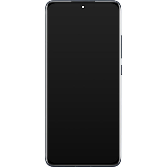 Xiaomi 12S / 12X / 12 Touchscreen Display, med ramme, sort, servicepakke 56000300300L300