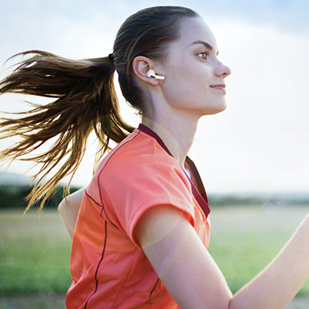 Techsuit ET2 ørepropper til Apple AirPods Pro 3, Størrelse XS / S / L, Hvide