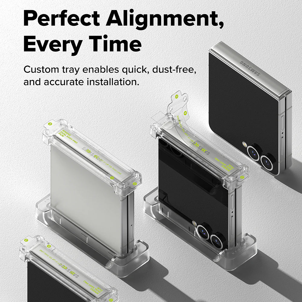 Ringke hængselsbeskyttelsesfilm til Samsung Galaxy Z Flip7 F766, plastik, sæt med 2 stk.
