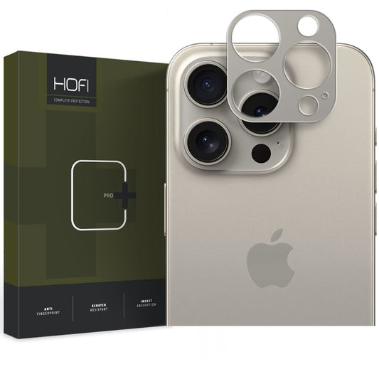HOFI ALUCAM PRO+ HOFI ALUCAM PRO+ beskyttelsesramme til bagkamera til Apple iPhone 15 Pro Max / 15 Pro, grå