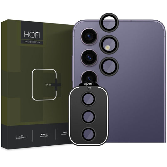 Beskyttelsesfilm Kamerabagside Kamerabagside HOFI CamRing PRO+ til Samsung Galaxy S24+ S926, Glasbeskyttet, Sort