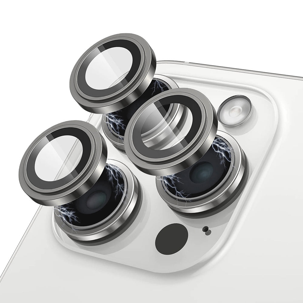 Bagskyttelsesfilm til bagkamera Lito S+ til Apple iPhone 13 Pro Max / 13 Pro, hærdet glas, grå
