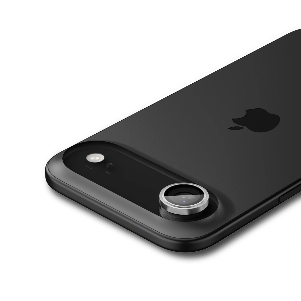 Beskyttelsesfilm til bagkameraet Spigen GlastR EZ FIT Optik Pro til Apple iPhone 17 Air, Hærdet glas, Sølv AGL10132
