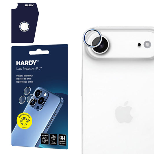 Beskyttelsesfilm til bagkameraet 3MK Hardy Protection Pro til Apple iPhone 17 Air, Hærdet glas, Sølvfarvet