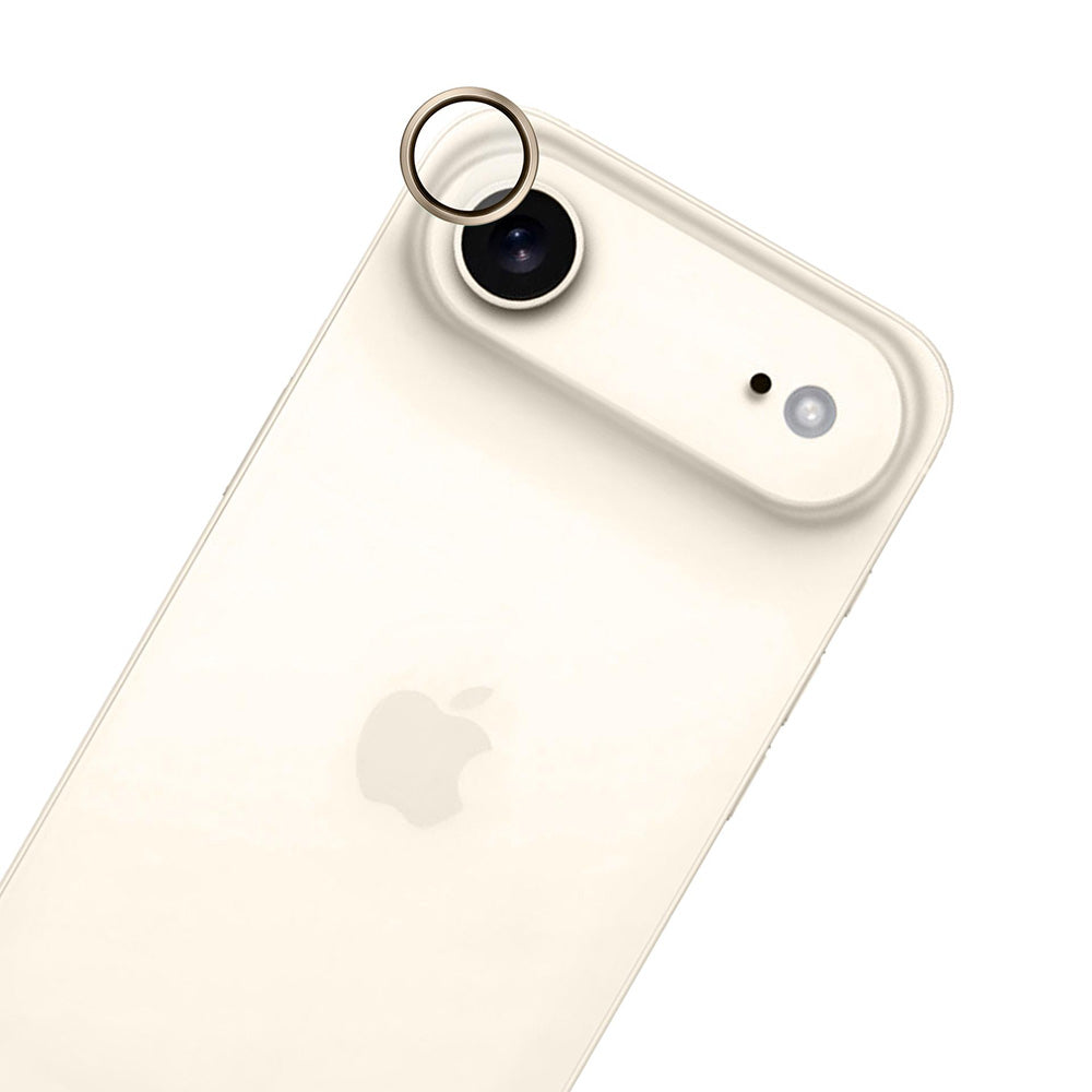 Beskyttelsesfilm til bagkameraet 3MK Hardy Protection Pro til Apple iPhone 17 Air, Hærdet glas, Gylden