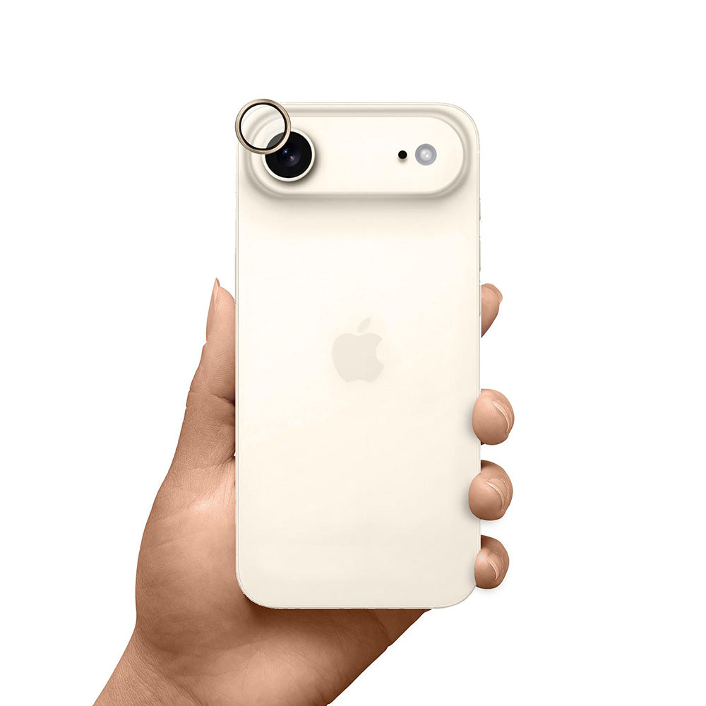Beskyttelsesfilm til bagkameraet 3MK Hardy Protection Pro til Apple iPhone 17 Air, Hærdet glas, Gylden