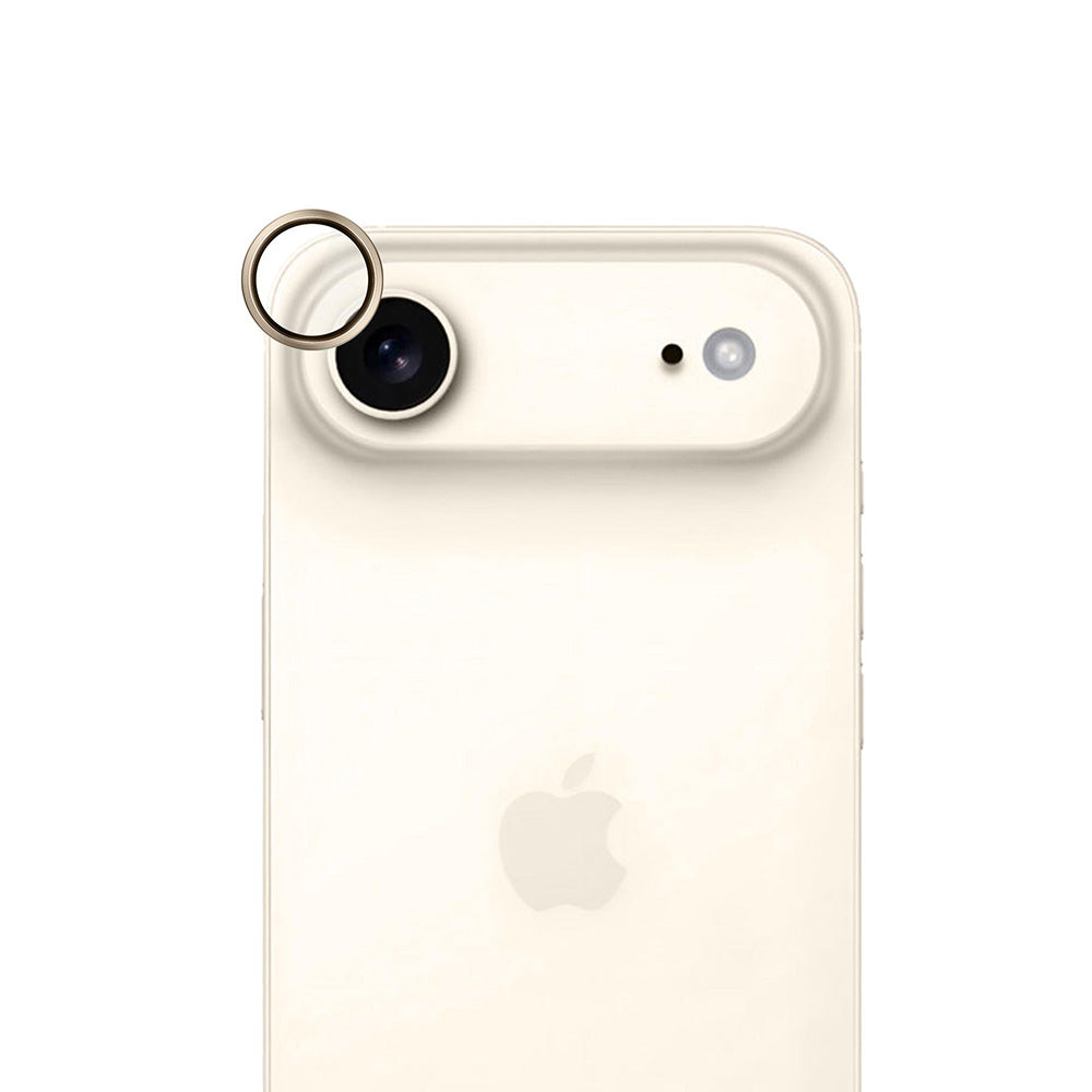 Beskyttelsesfilm til bagkameraet 3MK Hardy Protection Pro til Apple iPhone 17 Air, Hærdet glas, Gylden